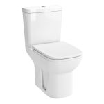 VitrA S20 Open Back Close Coupled Pan Only - White