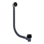 VitrA Round Bath Waste - Matt Black