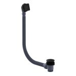 VitrA Square Bath Waste - Matt Black