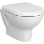 VitrA Zentrum Rimless Wall Hung Pan Only - White