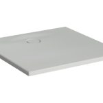 VitrA Leaf 800mm x 800mm Square Tray - Matt Gray