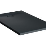 VitrA Leaf 1000mm x 750mm Rectangular Tray - Matt Anthracite