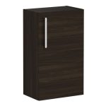 VitrA Root Flat 40cm 1 Door Slim Lower/Base Unit (RH Hinge) - Walnut