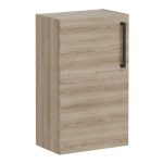 VitrA Root Flat 40cm 1 Door Slim Lower/Base Unit (LH Hinge) - Natural Oak