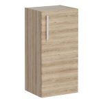VitrA Root Flat 40cm 1 Door Lower/Base Unit (RH Hinge) - Natural Oak