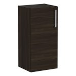 VitrA Root Flat 40cm 1 Door Lower/Base Unit (LH Hinge) - Walnut