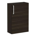 VitrA Root Flat 55cm 1 Door Slim Lower/Base Unit (RH Hinge) - Walnut