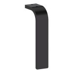 VitrA Root Flat Leg Set for 2/4 Drawer Units - Matt Black