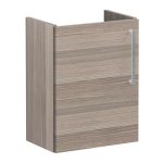 VitrA Root Flat 40cm 1 Door Wall Hung Slim Washbasin Unit (LH Hinge) - Cordoba