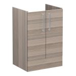 VitrA Root Flat 60cm 2 Door Floor Standing Washbasin Unit - Cordoba