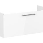VitrA Root Flat 100cm 1 Drawer Washbasin Unit - High Gloss White
