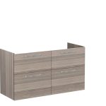 VitrA Root Flat 120cm 4 Drawer Washbasin Unit - Cordoba