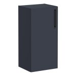 VitrA Root Flat 40cm 1 Door Lower/Base Unit (LH Hinge) - Matt Dark Blue