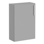 VitrA Root Flat 55cm 1 Door Slim Lower/Base Unit (LH Hinge) - Matt Rock Grey