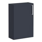 VitrA Root Flat 55cm 1 Door Slim Lower/Base Unit (LH Hinge) - Matt Dark Blue