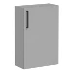 VitrA Root Flat 55cm 1 Door Slim Lower/Base Unit (RH Hinge) - Matt Rock Grey
