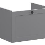VitrA Root Classic 60cm 1 Drawer Washbasin Unit - Matt Grey