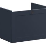 VitrA Root Classic 60cm 1 Drawer Washbasin Unit - Matt Dark Blue