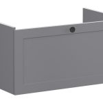 VitrA Root Classic 80cm 1 Drawer Washbasin Unit - Matt Grey