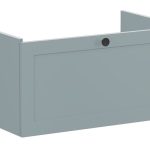 VitrA Root Classic 80cm 1 Drawer Washbasin Unit - Matt Fjord Green