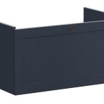 VitrA Root Classic 80cm 1 Drawer Washbasin Unit - Matt Dark Blue