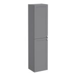VitrA Root Classic 40cm 2 Door Tall Unit (LH Hinge) - Matt Grey