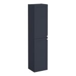 VitrA Root Classic 40cm 2 Door Tall Unit (LH Hinge) - Matt Dark Blue