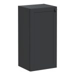 VitrA Root Classic 40cm 1 Door Lower/Base Unit (LH Hinge) - Matt Graphite