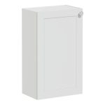 VitrA Root Classic 40cm 1 Door Slim Lower/Base Unit (LH Hinge) - Matt Light Grey