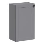 VitrA Root Classic 40cm 1 Door Slim Lower/Base Unit (LH Hinge) - Matt Grey
