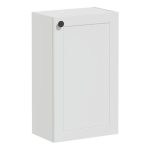 VitrA Root Classic 40cm 1 Door Slim Lower/Base Unit (RH Hinge) - Matt Light Grey