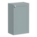 VitrA Root Classic 40cm 1 Door Slim Lower/Base Unit (RH Hinge) - Matt Fjord Green