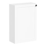 VitrA Root Classic 55cm 1 Door Slim Lower/Base Unit (LH Hinge) - Matt White