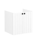 VitrA Root Groove 60cm 2 Door Wall Hung Washbasin Unit - Matt White
