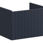 VitrA Root Groove 60cm 1 Drawer Washbasin Unit - Matt Dark Blue