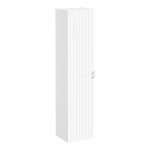 VitrA Root Groove 40cm 2 Door Tall Unit (LH Hinge) - Matt White