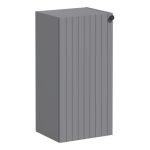 VitrA Root Groove 40cm 1 Door Lower/Base Unit (LH Hinge) - Matt Grey