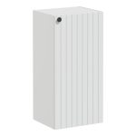 VitrA Root Groove 40cm 1 Door Lower/Base Unit (RH Hinge) - Matt Light Grey