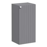 VitrA Root Groove 40cm 1 Door Lower/Base Unit (RH Hinge) - Matt Grey