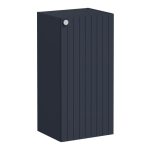 VitrA Root Groove 40cm 1 Door Lower/Base Unit (RH Hinge) - Matt Dark Blue