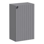 VitrA Root Groove 40cm 1 Door Slim Lower/Base Unit (RH Hinge) - Matt Grey