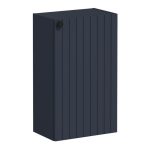 VitrA Root Groove 40cm 1 Door Slim Lower/Base Unit (RH Hinge) - Matt Dark Blue