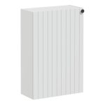 VitrA Root Groove 55cm 1 Door Slim Lower/Base Unit (LH Hinge) - Matt Light Grey