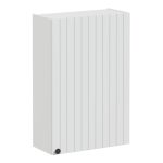 VitrA Root Groove 60cm 1 Door Upper/Wall Unit (RH Hinge) - Matt Light Grey