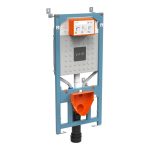 VitrA V-Fix Prime WH WC Frame & 12cm 2.5/4L Cistern (Floor/Wall Fix  Electric & Water Connection)