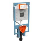 VitrA V-Fix Prime WH WC Frame & 8cm 3/6L Cistern (Floor Fix & Electric Connection)