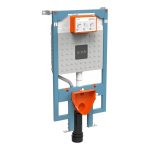 VitrA V-Fix Prime WH WC Frame & 8cm 2.5/4L Cistern (Floor/Wall Fix & Electric Connection)