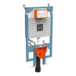 VitrA V-Fix Prime WH WC Frame & 8cm 3/6L Cistern (Floor/Wall Fix & Electric Connection)