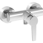 VitrA Solid S Wall Mounted Shower Mixer - Chrome