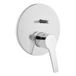 VitrA Solid S Integrated Bath/Shower Mixer - Chrome